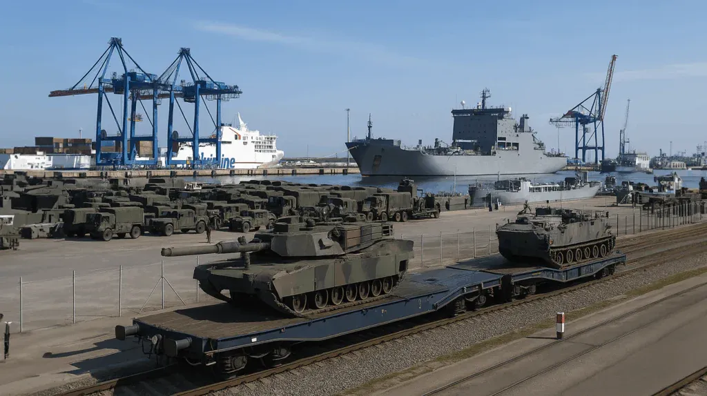 Pelabuhan Rostock: Pusat Logistik Militer Strategis NATO di Laut Baltik