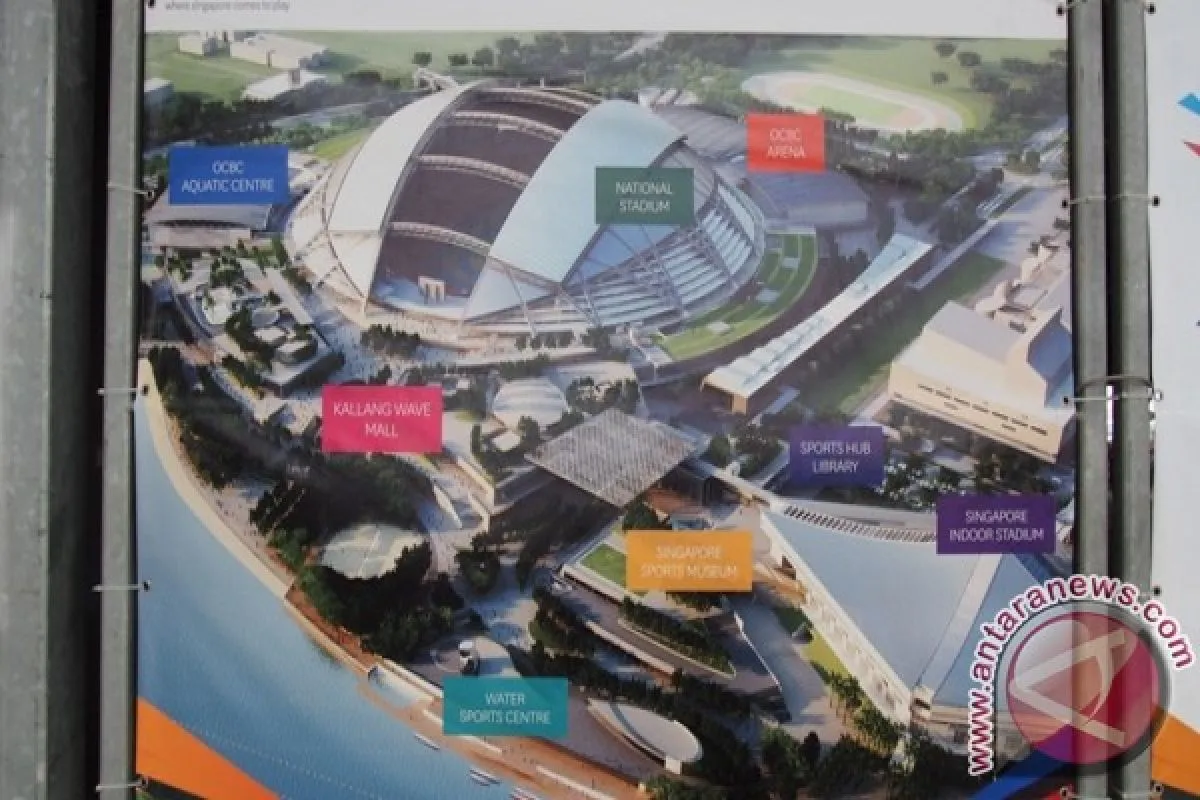 Singapura Siapkan Singapore Sports Hub untuk SEA Games 2015