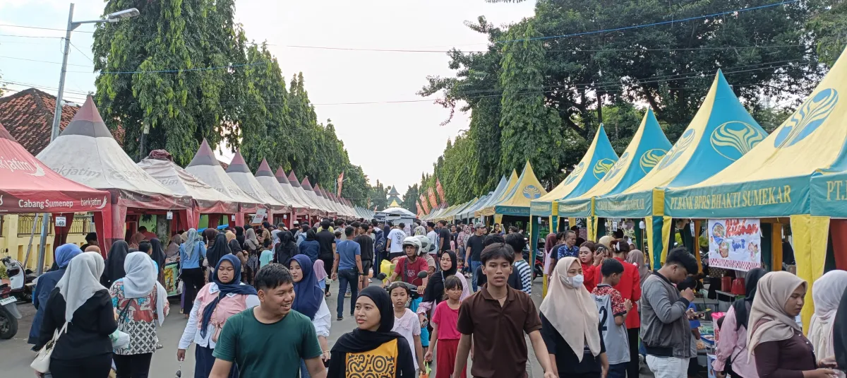Bazar Takjil Ramadan Sumenep Resmi Dibuka, Pengunjung Membludak