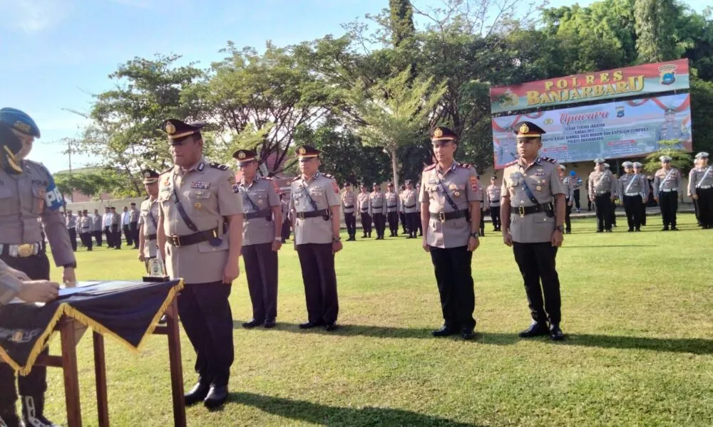 Rotasi Pejabat Utama di Polres Banjarbaru, Empat Posisi Berganti