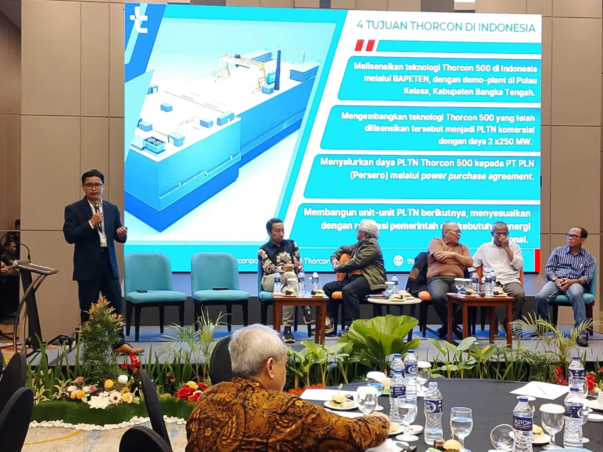 Thorcon Utamakan Lisensi Teknologi Nuklir di Bangka Belitung