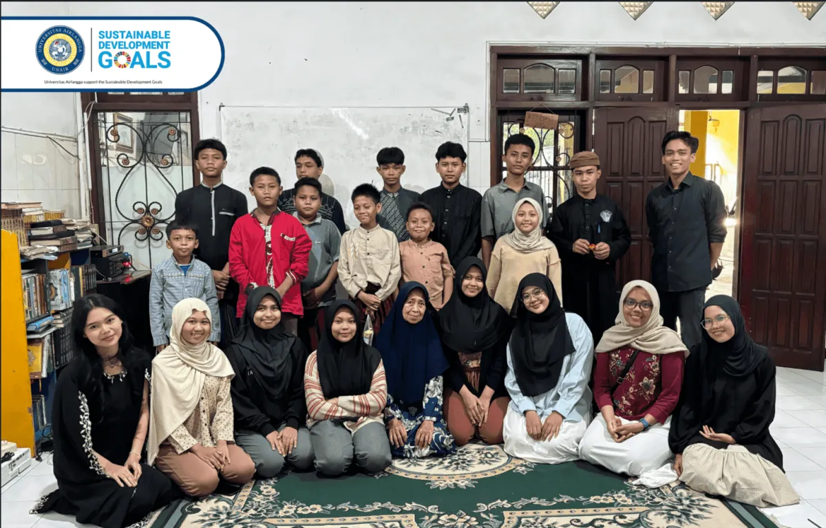 Mahasiswa UNAIR Edukasi Gaya Hidup Sehat Remaja di Panti Asuhan Ashabul Kahfi