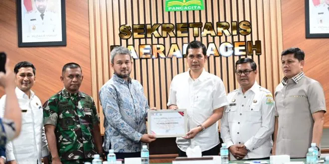 Pemprov Aceh Terima CSR Call Center Darurat 112 untuk Pelayanan Publik