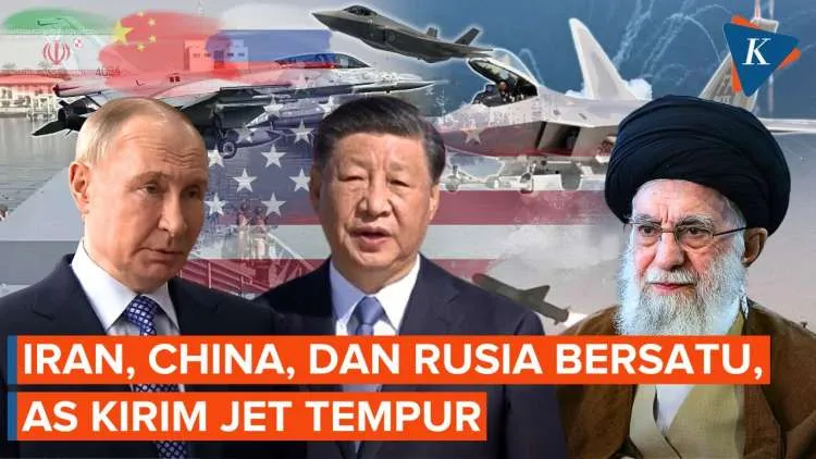 Latihan Militer Bersama Rusia, Iran, dan China di Selat Hormuz, AS Tingkatkan Kekuatan di Timur Tengah