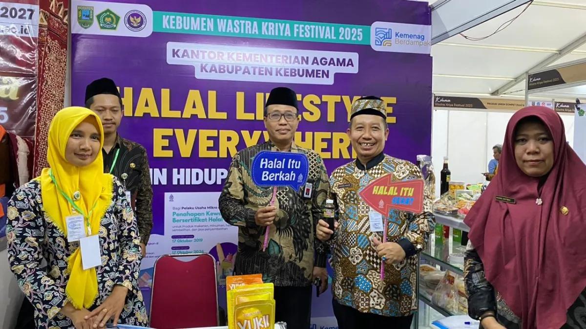 Kemenag Kebumen Promosikan Gaya Hidup Halal di Wastra Kriya Festival 2025