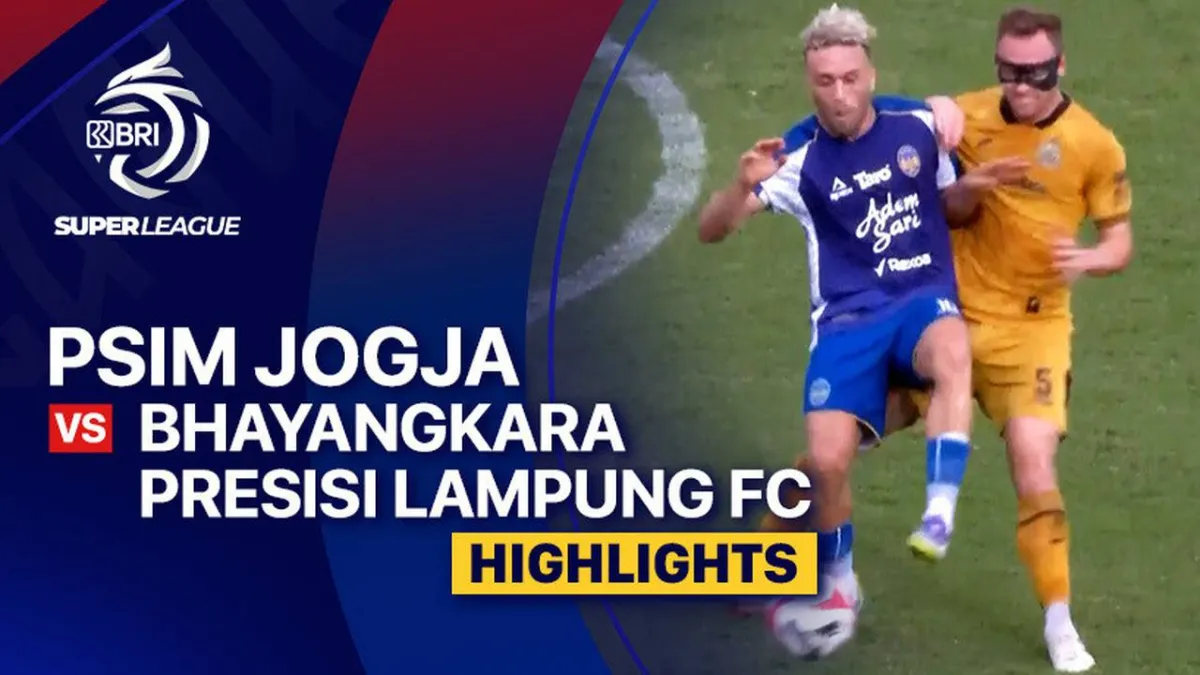 PSIM Jogja Hadapi Bhayangkara Presisi Lampung FC di BRI Super League 2025/26