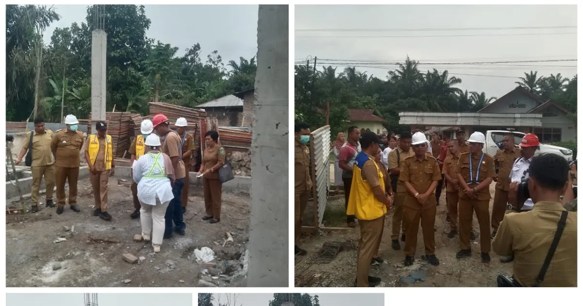 Bupati Simalungun Tinjau Proyek Pembangunan Puskesmas di Ujung Padang