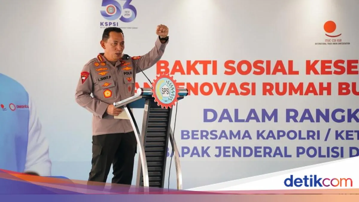 Kapolri Dukung Kesejahteraan Buruh Melalui Akses Faskes dan Mitigasi PHK