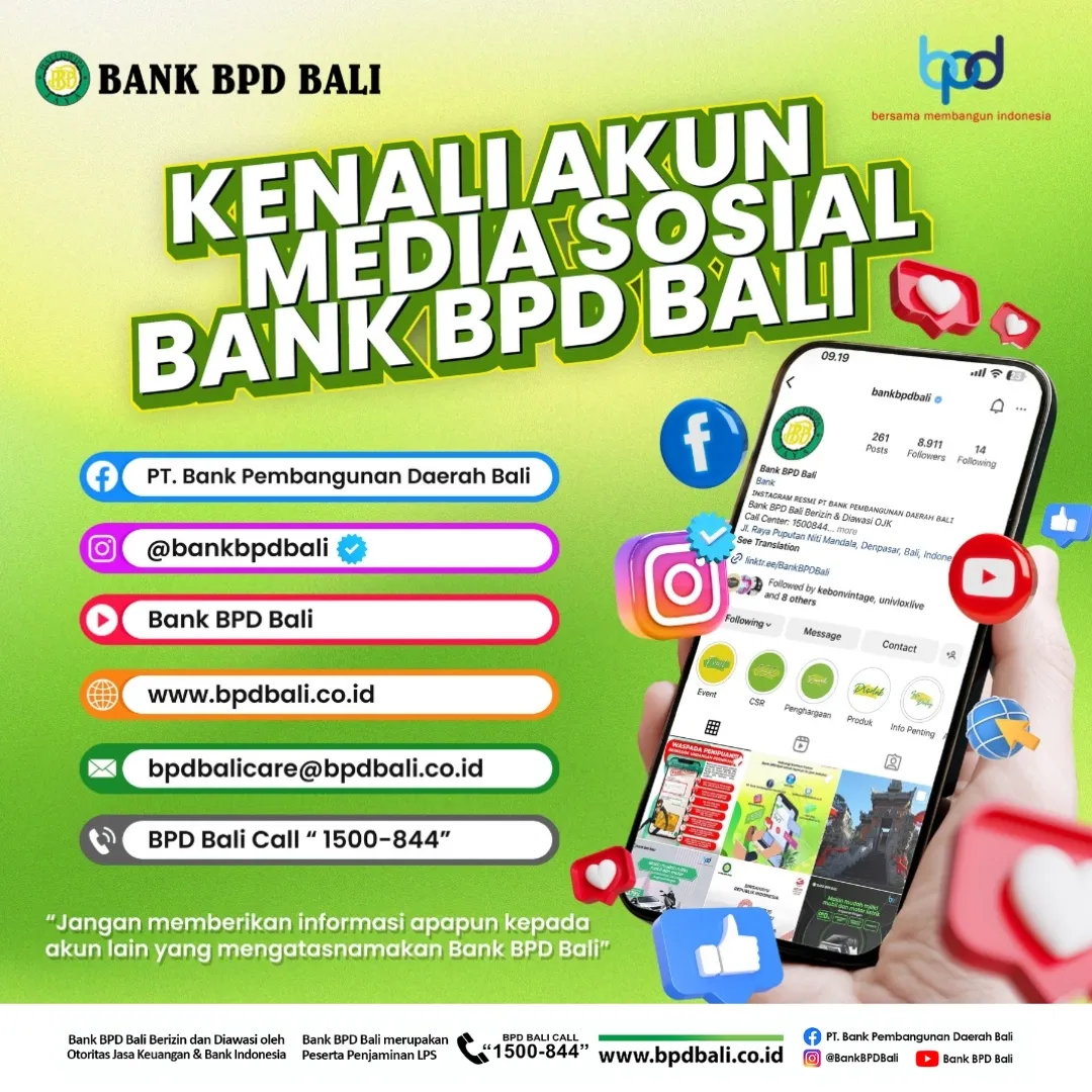 Nasabah Bank BPD Bali Diimbau Waspada Terhadap Penipuan Undian Palsu