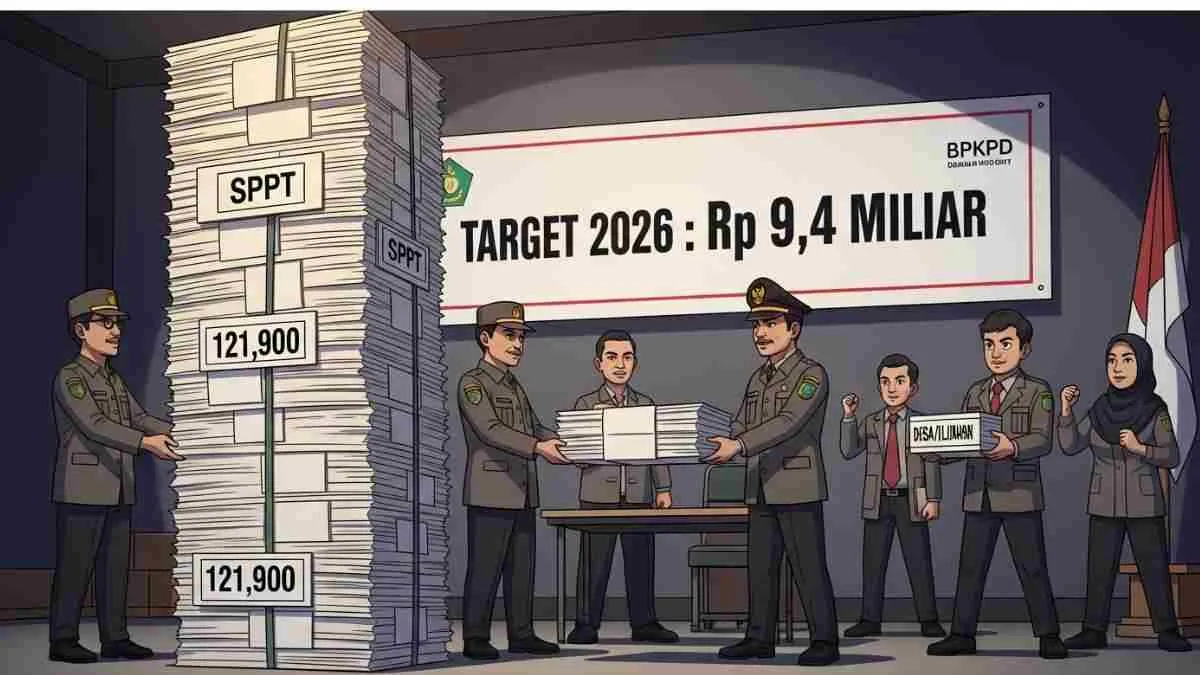 Pemerintah Kota Banjar Mulai Sebar 121 Ribu SPPT untuk Target PBB-P2 Rp9,4 Miliar