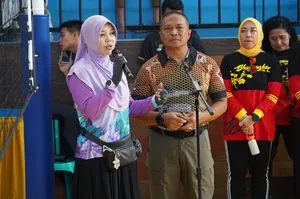 Pembukaan Turnamen Bola Voli Bhayangkari Cup 2025 Sambut HUT ke-80 Korps Brimob Polri
