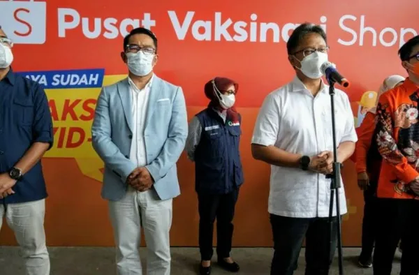 Kerja Sama Kemenkes dan Shopee Indonesia untuk Vaksinasi Massal di Bandung