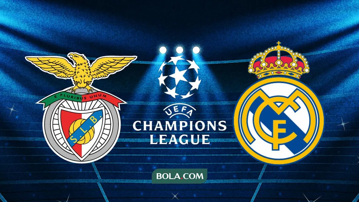 Live Streaming Benfica Vs Real Madrid di Knockout Play-off Liga Champions