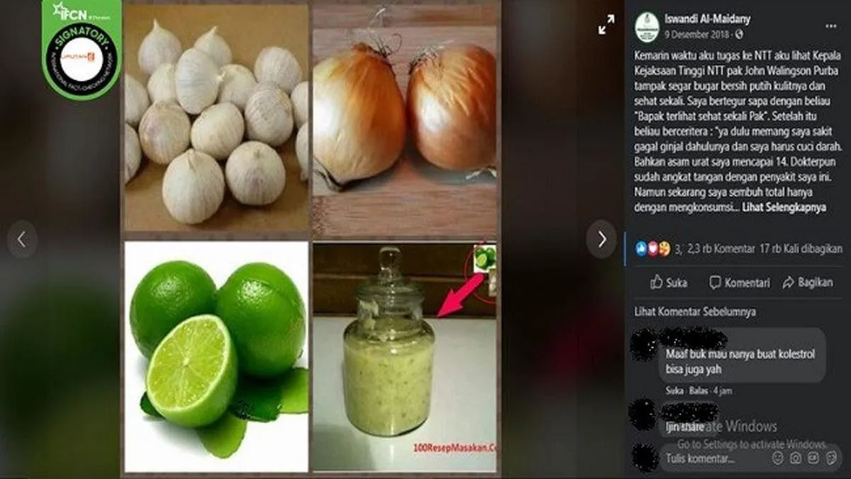 Masyarakat Perlu Waspadai Hoaks Herbal yang Diklaim Sembuhkan Penyakit Dalam