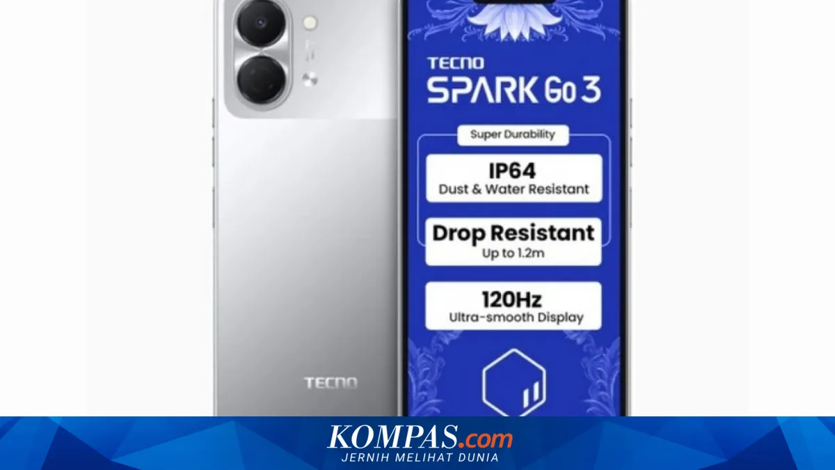 Tecno Spark Go 3: Smartphone Entry-Level dengan Layar 120 Hz
