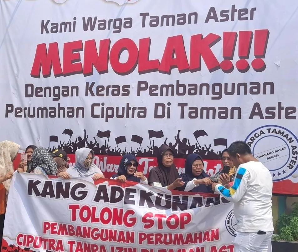Warga Taman Aster Menolak Penggunaan Akses Jalan untuk Proyek Perumahan Ciputra