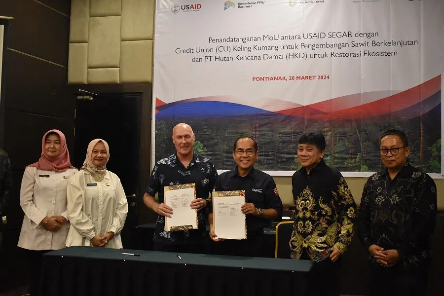 Kemitraan CU Keling Kumang dan PT HKD dengan USAID SEGAR untuk Keberlanjutan Lingkungan di Kalimantan Barat