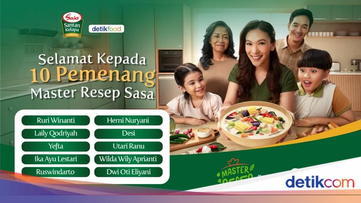 Pengumuman 10 Pemenang Master Resep 'Cerita Lodeh Nusantara'
