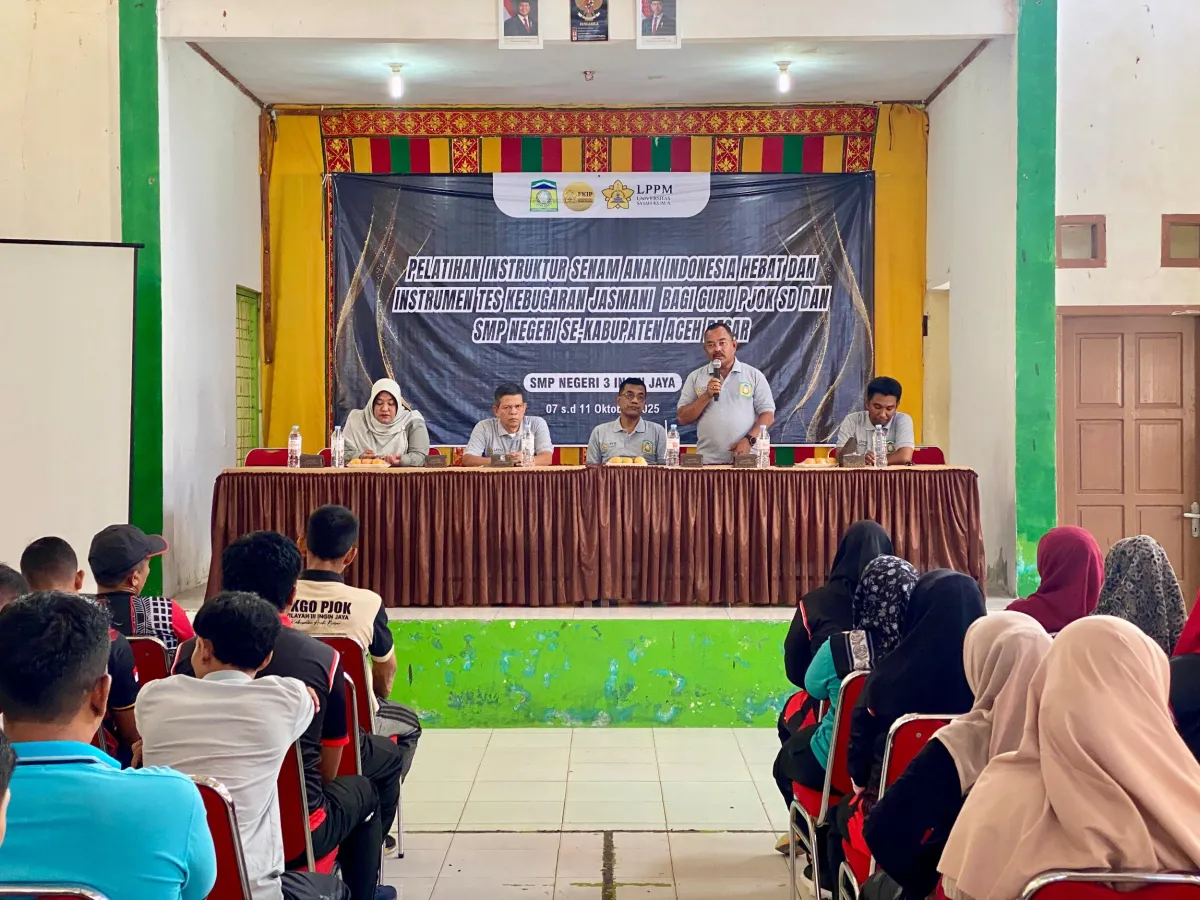 Pelatihan Senam Anak dan Kebugaran Jasmani untuk Guru Pjok di Aceh Besar