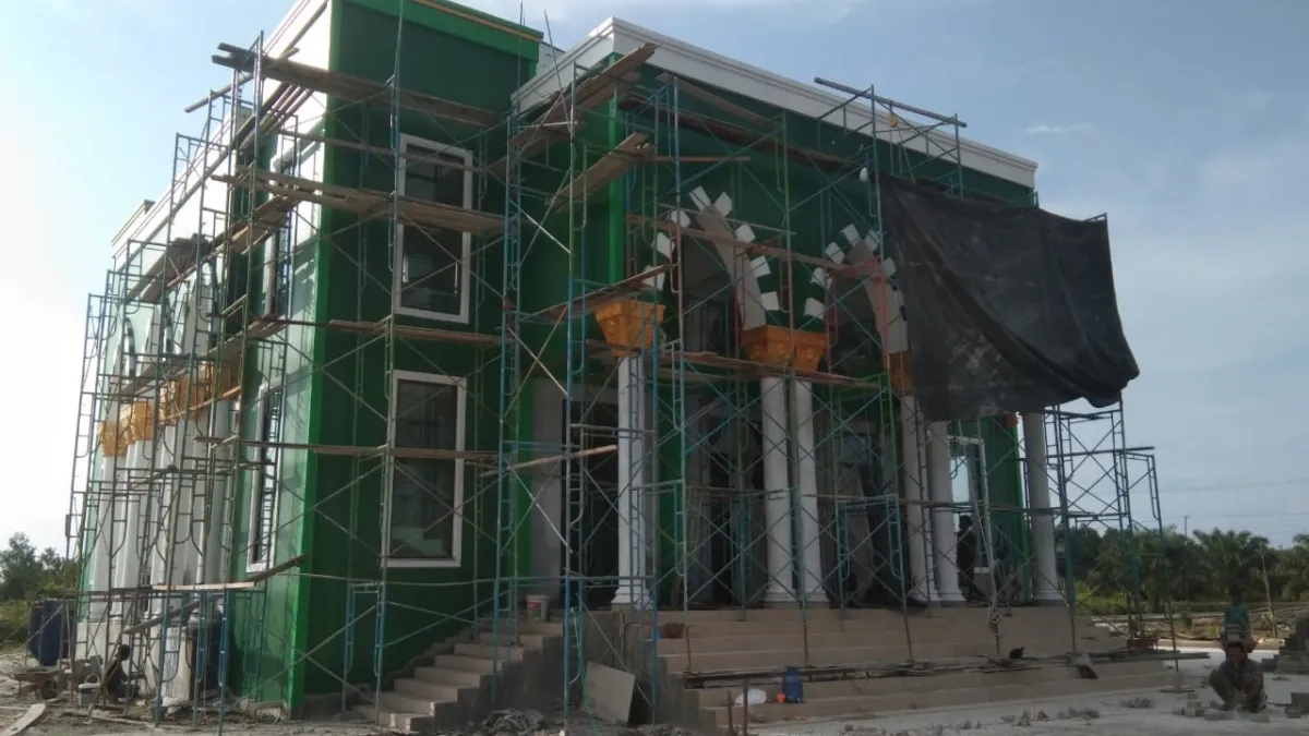 Pembangunan Masjid Al Ukhuwah Muhammadiyah Hampir Selesai