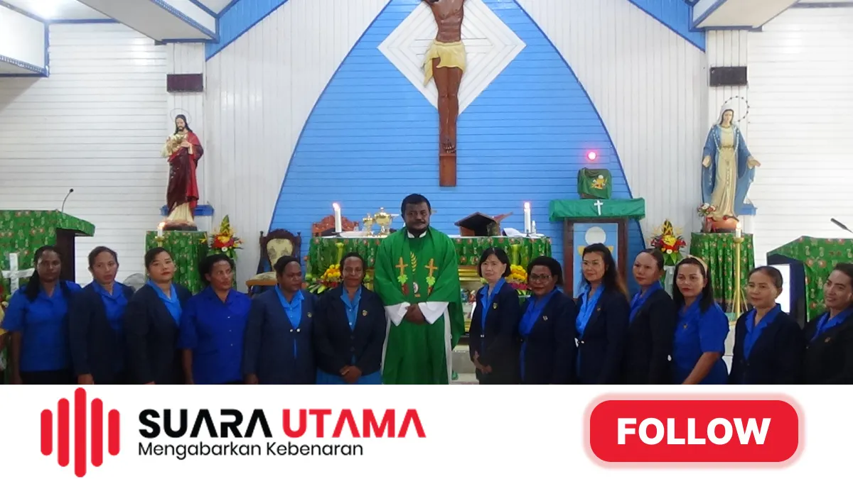 Pengukuhan WKRI DPC Paroki St. Yoseph Nabire Barat Dorong Peran Perempuan Katolik