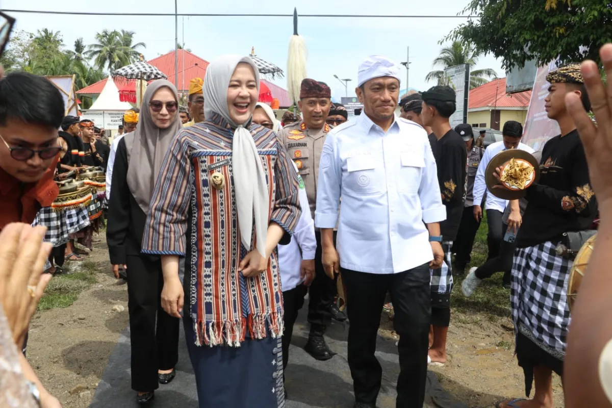Ribuan Umat Hindu Meriahkan Perayaan Dharma Santi 1947 Saka di Luwu Timur