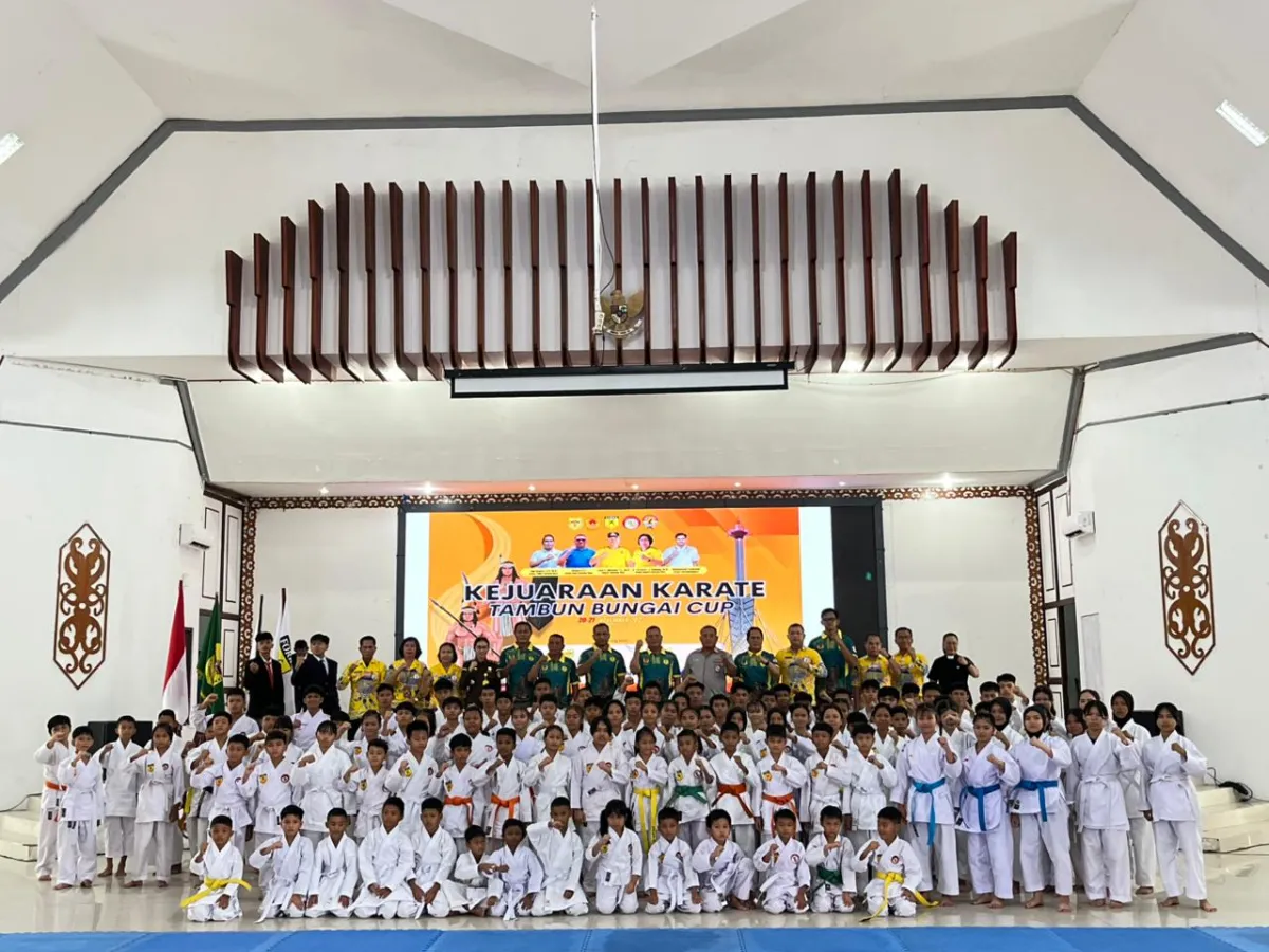 Kejuaraan Karate Tambun Bungai Cup 2025: 109 Atlet Siap Bertanding