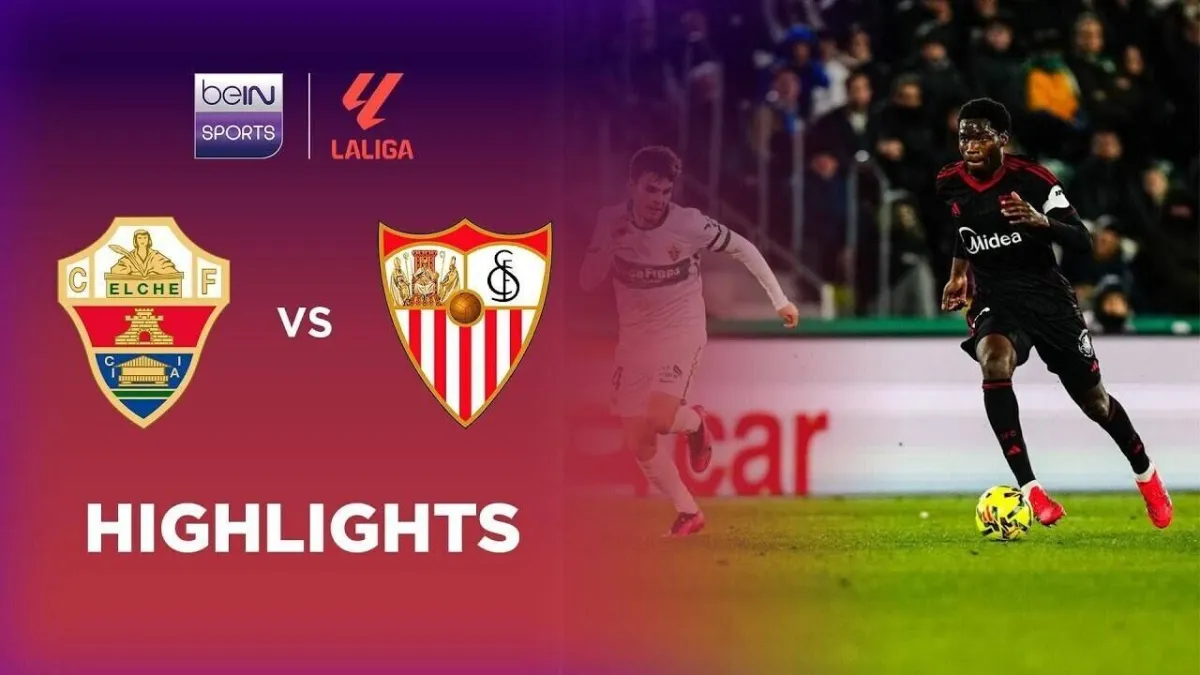 Highlight Pertandingan Elche vs Sevilla di LaLiga 2025/26