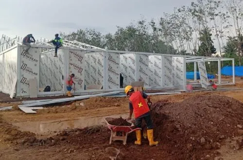 Kementerian PU Percepat Pembangunan 252 Unit Huntara di Tapanuli Selatan