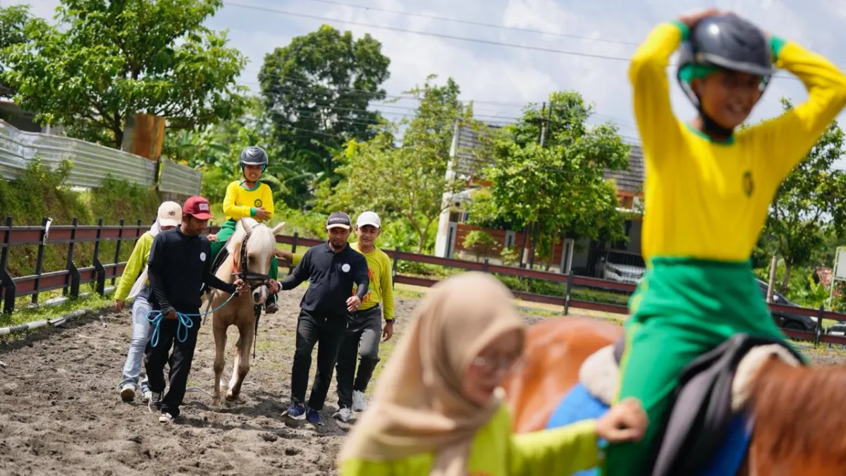 UMY Perkenalkan Terapi Berkuda untuk Penyandang Disabilitas