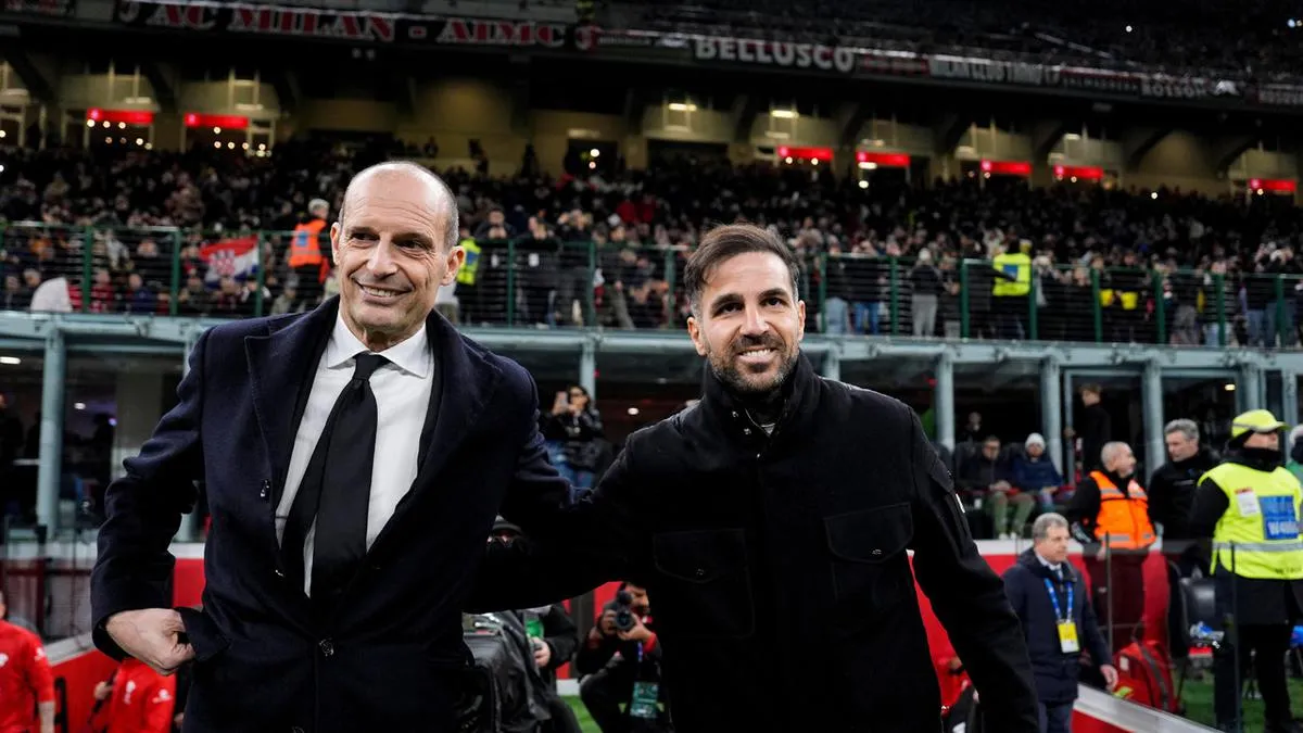 Allegri Terlibat Cekcok dengan Fabregas Usai Laga AC Milan vs Como