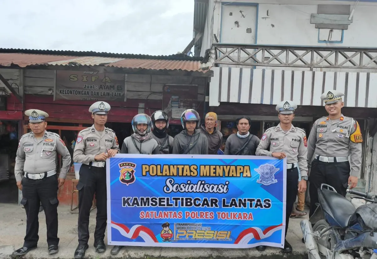 Satlantas Polres Tolikara Sosialisasikan Tertib Berlalu Lintas untuk Dukung Operasi Keselamatan Cartenz 2026