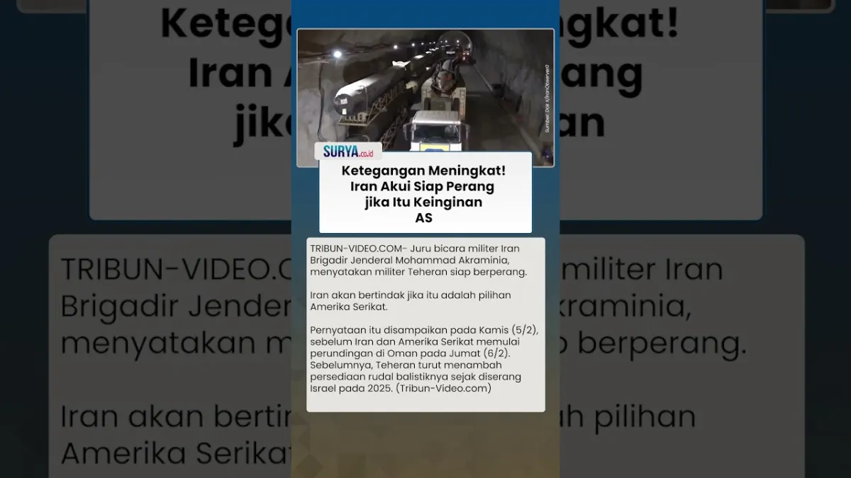 Militer Iran Siap Hadapi Perang Jika AS Memilih Opsi Tersebut