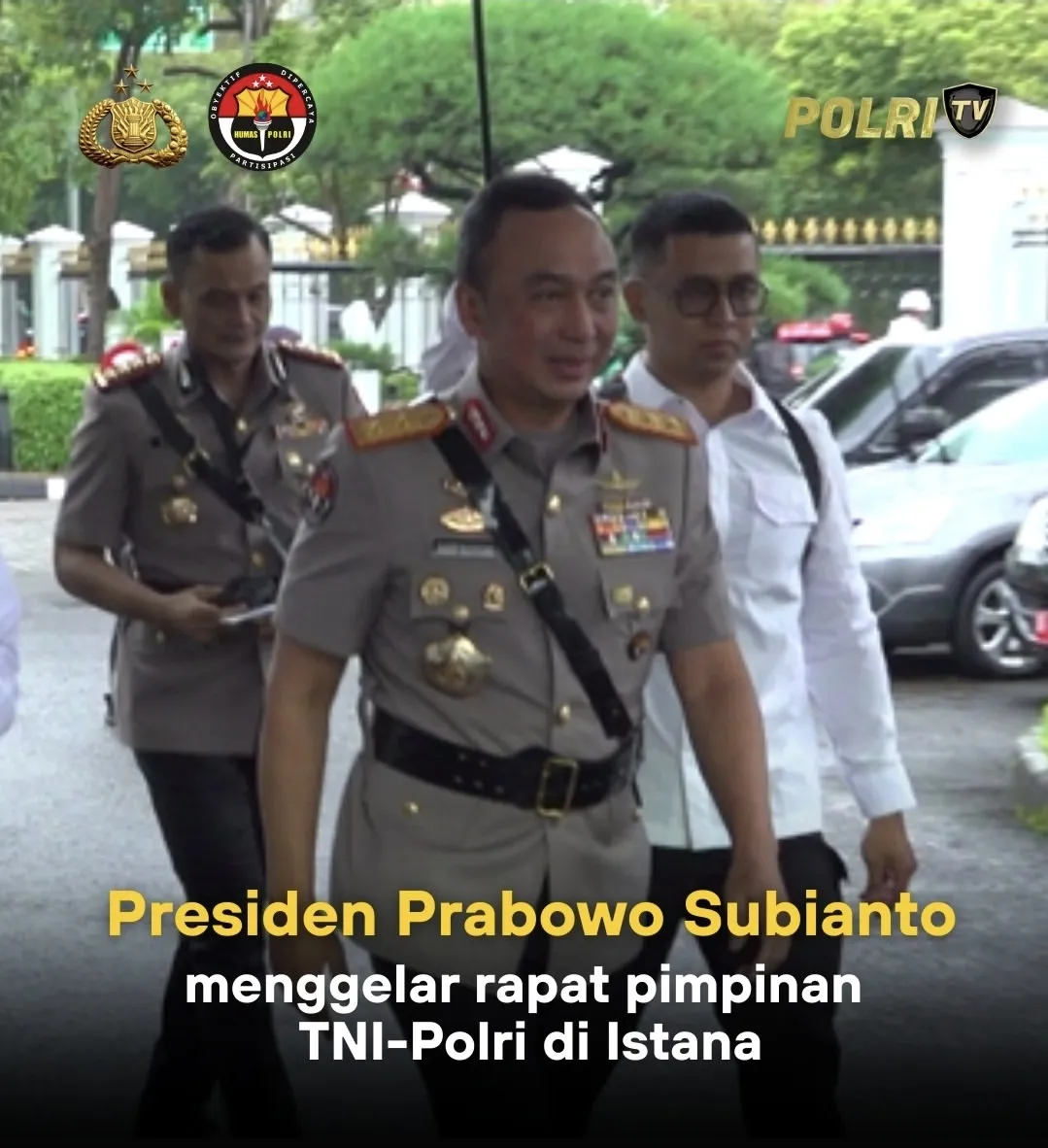 Rapat Pimpinan TNI-Polri Dipimpin Presiden Prabowo Subianto