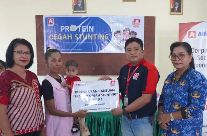 BKKBN dan Alfamidi Tingkatkan Gizi Keluarga Berisiko Stunting di Ambon