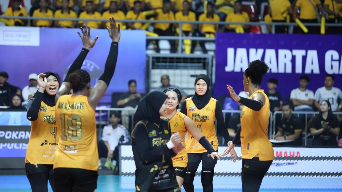 Jakarta Popsivo Polwan Geser Livin Mandiri di Klasemen Proliga 2026