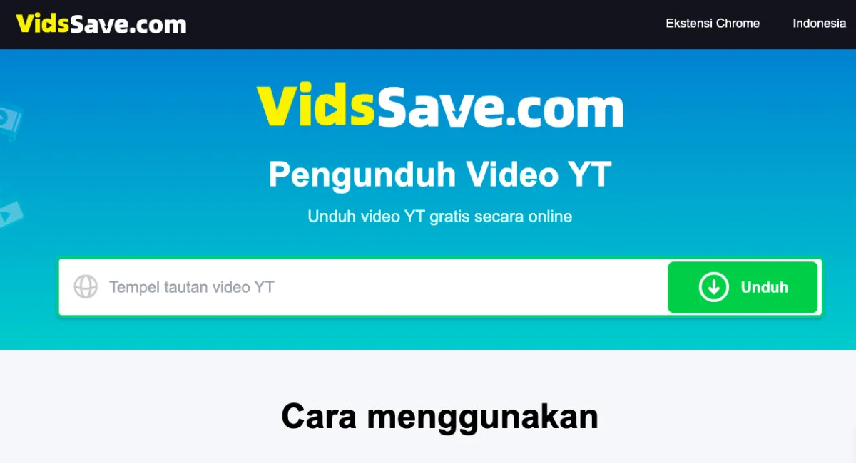 VidsSave: Solusi Praktis Unduh Video dan Musik dari Berbagai Platform
