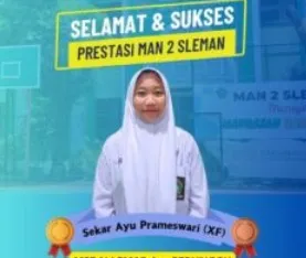 Sekar Raih Dua Medali di Olimpiade Sains Pelajar Sigma, Bawa Nama MAN 2 Sleman Berkibar