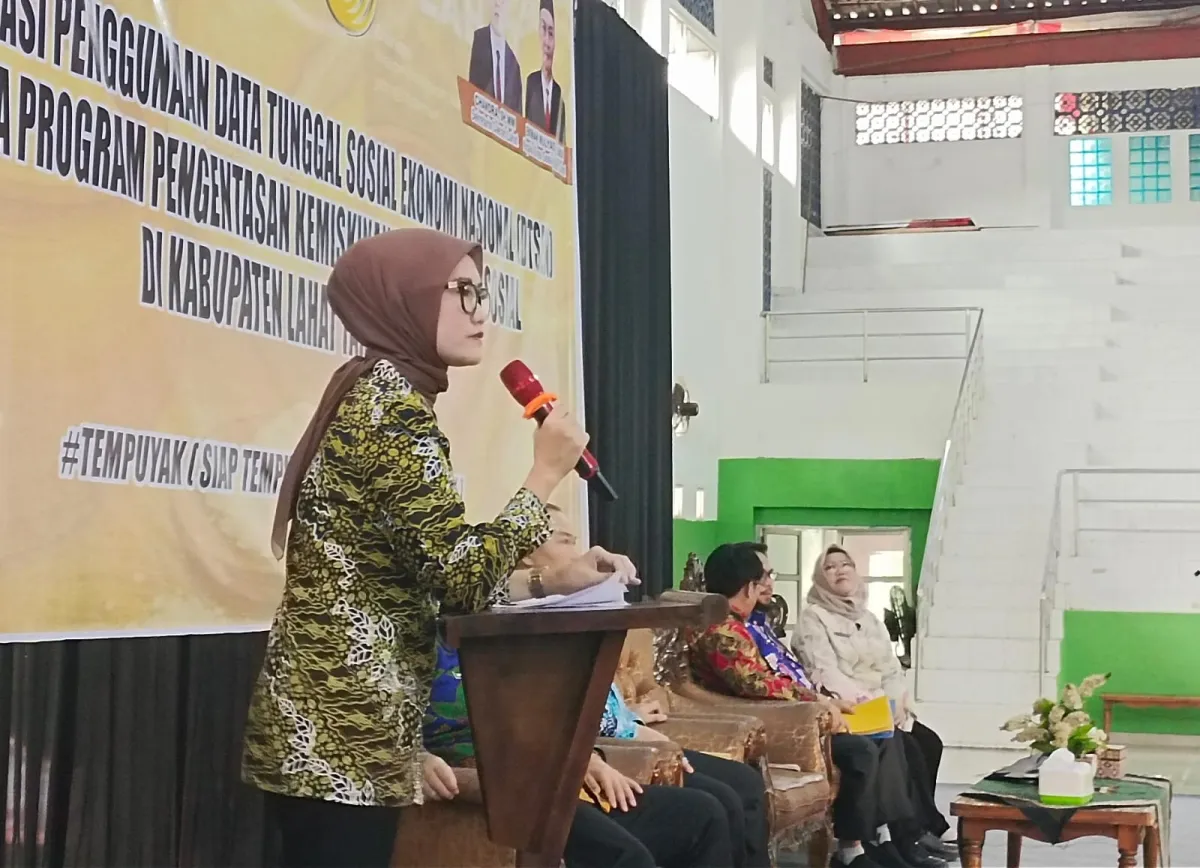 Wabup Lahat Dorong Optimalisasi DTSEN untuk Pengentasan Kemiskinan