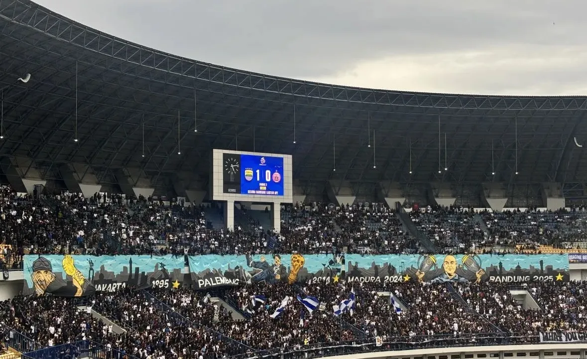 Persib Raih Gelar Juara Paruh Musim Usai Kalahkan Persija
