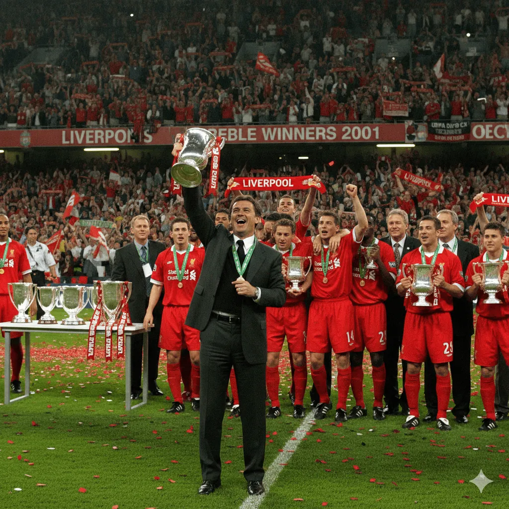 Mengenang Kejayaan Liverpool: Lima Piala dalam Setahun 2001