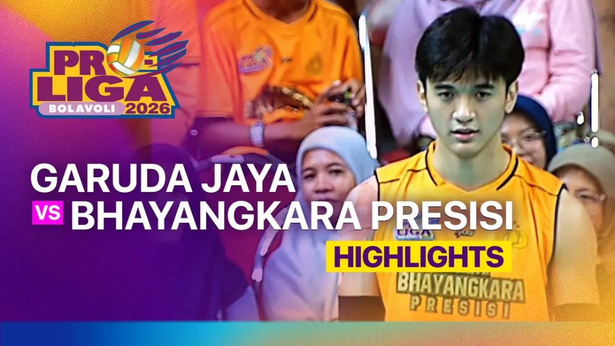 Highlight Pertandingan Proliga 2026: Jakarta Garuda Jaya vs Jakarta Bhayangkara Presisi
