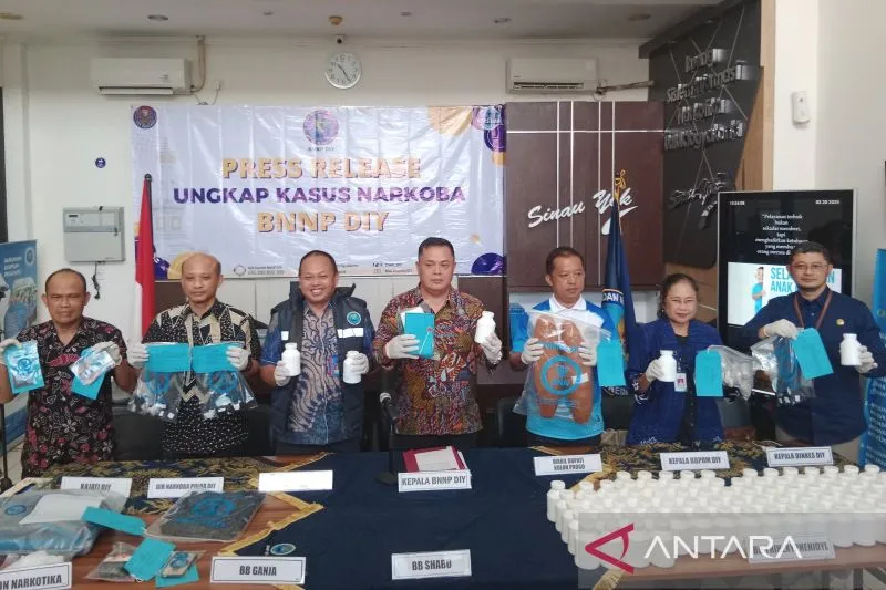 BNNP DIY Gagalkan Peredaran 93 Ribu Pil Koplo di Sleman