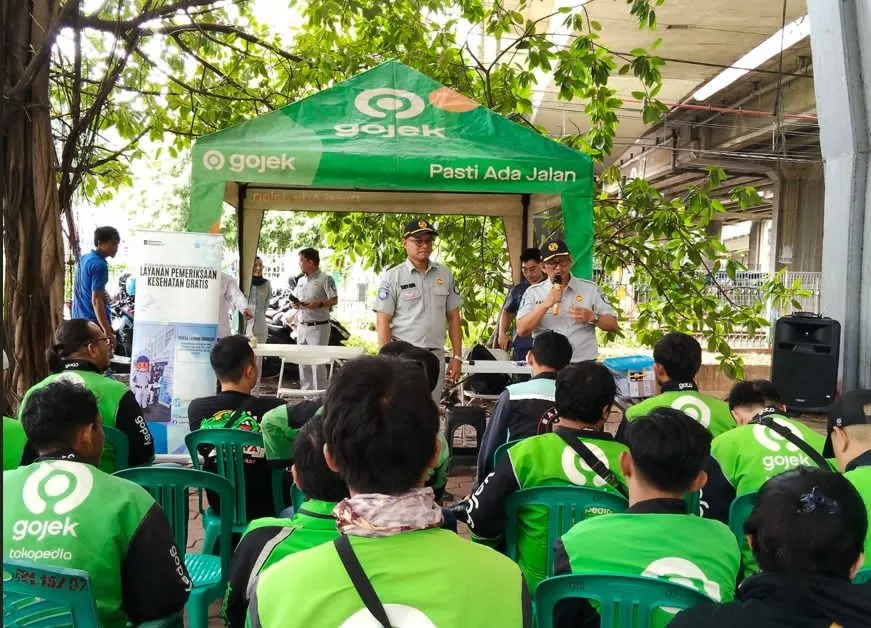 PT Jasa Raharja Berikan Pelatihan PPGD dan Pengobatan Gratis untuk Pengemudi Ojol