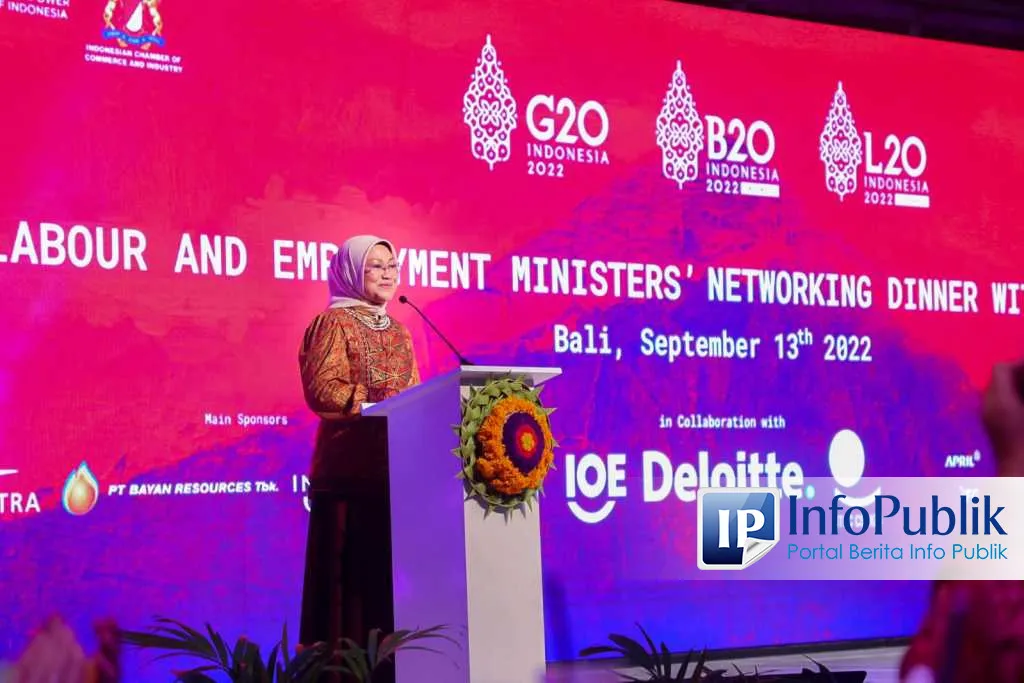Menaker Ida Fauziyah Ajak G20 Bersinergi Pulihkan Ketenagakerjaan Global