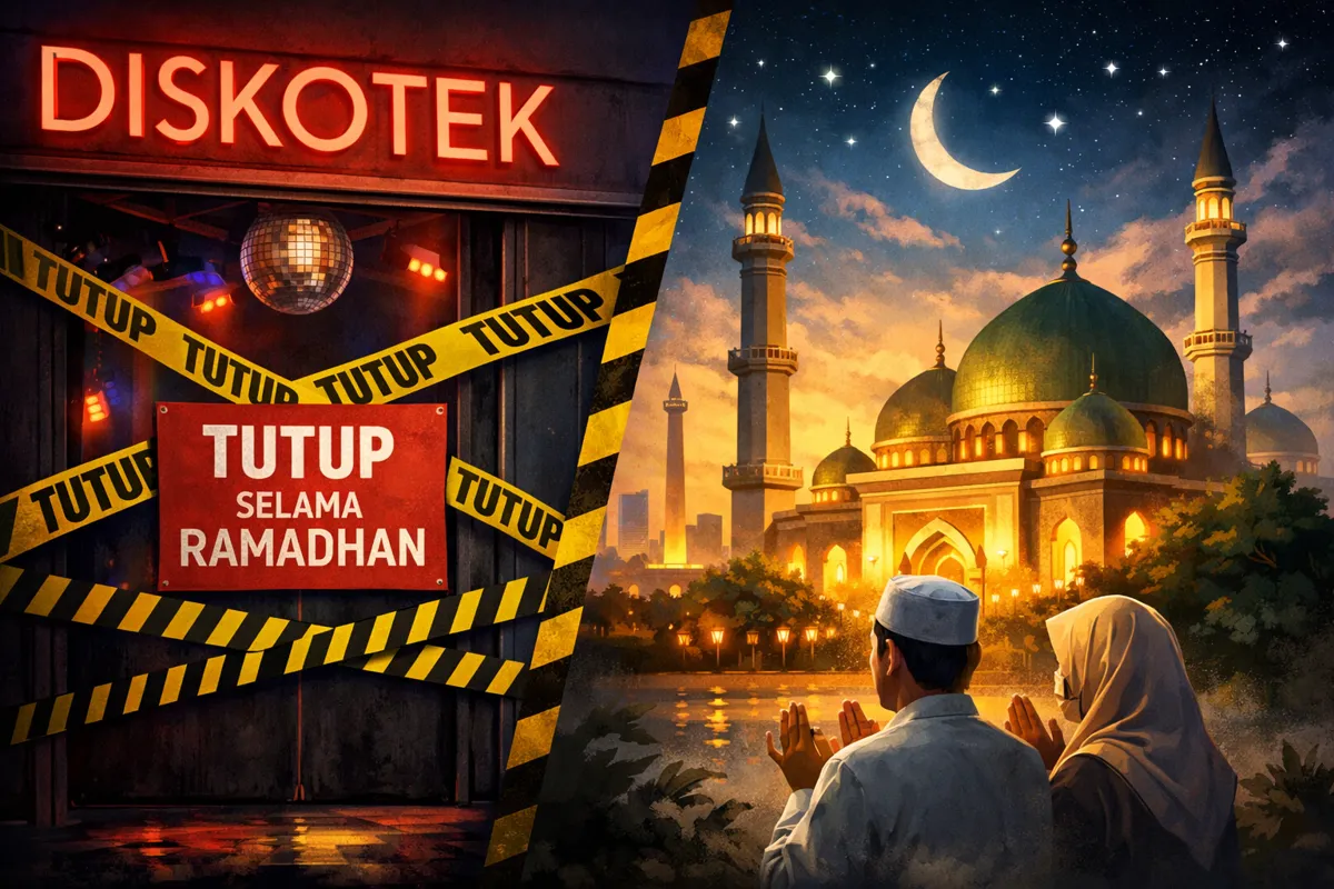 Penutupan Sementara Tempat Hiburan Malam Jakarta Selama Ramadhan dan Lebaran