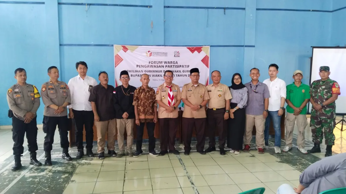 Panwascam Sukaluyu Gelar Sosialisasi Pengawasan Pilkada Bersama Forum Warga