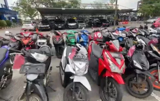 Polrestabes Bandung Selidiki Jaringan Penadah Motor Curian