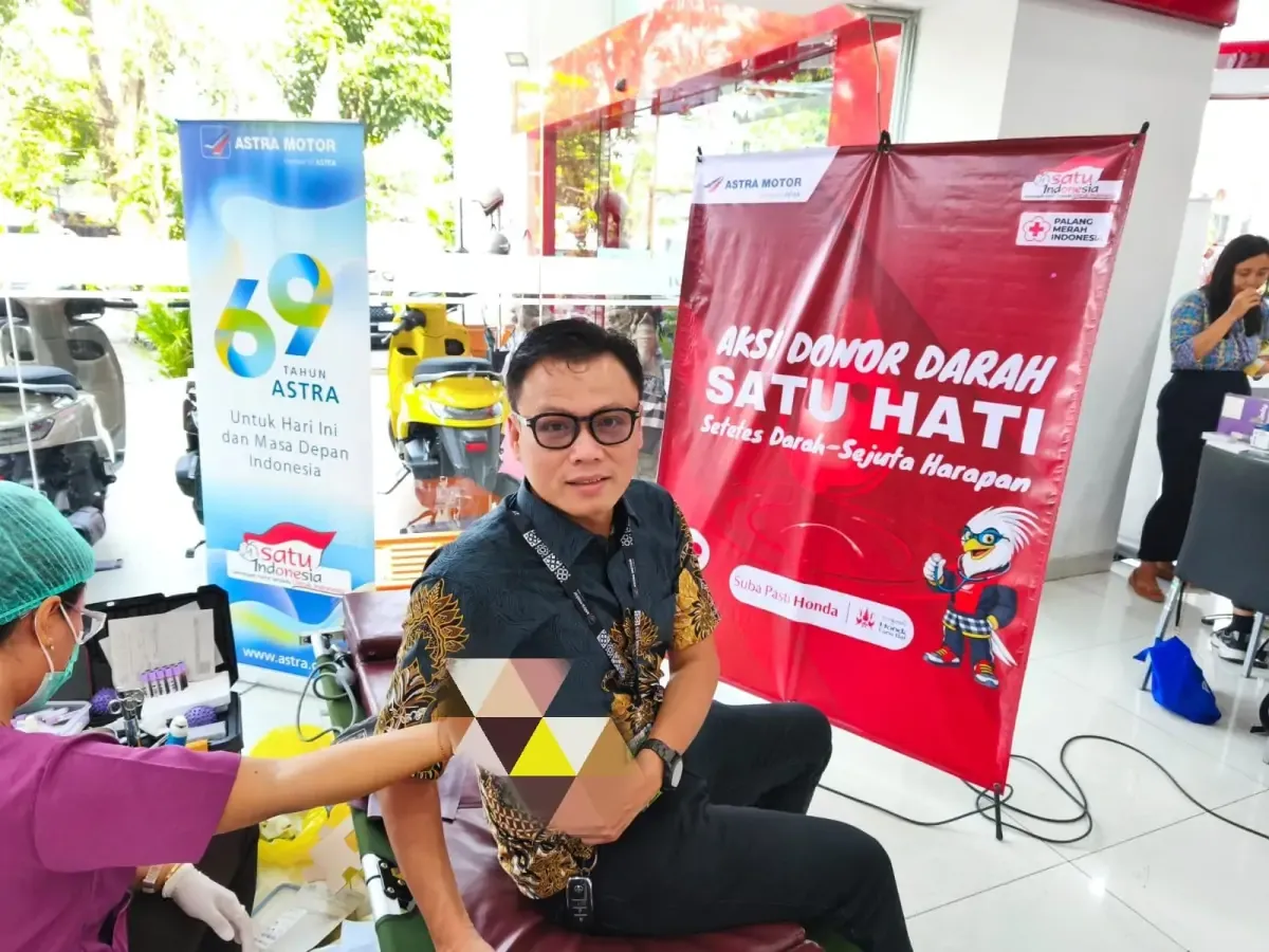 Astra Motor Bali Gelar Donor Darah Rayakan 69 Tahun Astra