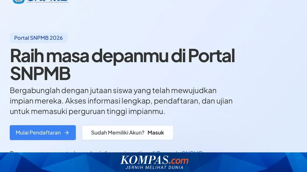 Panduan Pendaftaran Akun SNPMB 2026 untuk Masuk PTN